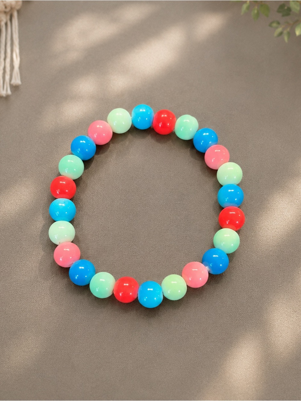 Bracelet of the Day #04 | Handmade Summer Glass Bead Bracelet
